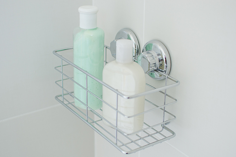 Images are merely illustrative. Stainless Steel Multi-Purpose Holder with Suction Cup